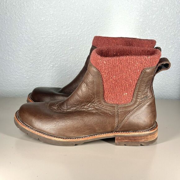 LL Bean East Point Chelsea Boots Womens 7.5 Pull On Ankle Bootie Shoes 504770 - Picture 5 of 16